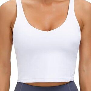 Wjustforu Women Sports Bra Yoga Tank (Padded)